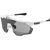 Image de SCICON Sports Aeroshade Kunken Lunettes de soleil de sport (Blanc brillant, SCNPP Photocromic Argent)