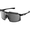 Image de SCICON Sport Aerowatt Foza Lunettes de soleil de sport (noir brillant/argenté multimiroir)