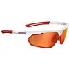 Image de Salice 018RW Lunettes de Soleil Mixte Adulte, Blanc/Rouge
