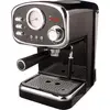 Image de Sirge CREMILDA Caffè Retrò - Machine à expresso pour poudre et dosettes ESE, 15 bar [POMPA MADE IN ITALY], 1100W, Réservoir d'eau 1,25 L Amovible   Buse Vapeur Cappuccino, NOIR