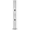 Image de Floor Lamp La Lollo Prisma Transparent Pewter Slamp