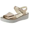Image de Stonefly Aqua Iii 2 Sandales plastifiées avec bride de cheville pour femme, Métal doré Fizz Z00., 38 EU