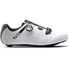 Image de Northwave Chaussures de route Core Plus 2 unisexes pour adulte, Blanc/noir, 41 EU