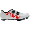 Image de Northwave Rebel 3 Chaussures de vélo Homme Gris/Rouge 41