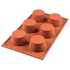 Image de Silikomart Plaque à muffins Silicone 6 moules