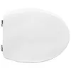 Image de Abattant WC pour RAK VASO VENICE FORME 1 blanc - Charnières à passants
