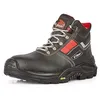 Image de U-Power - Chaussures de sécurité hautes hydrofuges GRAVEL - Environnements humides et froids - RS S3 HRO HI CI SRC 44 Noir / Rouge