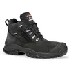Image de U-Power - Chaussures de sécurité hautes en goretex imperméables DUDE GTX - Environnements humides - S3 WR HI CI SRC 46 Noir