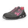 Image de U-Power - Baskets de sécurité basses pour femmes légères et confortables VEROK - Environnements secs - S1P SRC 35 Gris / Rose