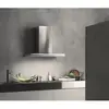 Image de Hotte décorative murale FALMEC LUMINA 1430 MURAL 90 INOX/VERRE Gris