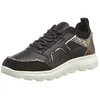 Image de Geox D Spherica C, Baskets pour femme, Noir blanc Black Off White, 36 EU