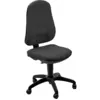 Image de Unisit, Ariel Siège de bureau avec dossier haut rembourré, doté d'un bon contenu ergonomique, tissu noir.