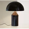 Image de Oluce Atollo 233 Lampe de table 2 x 100 W E27 Variateur Noir