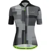 Image de Santini Delta Kinetic 2022 Maillot de cyclisme à manches courtes pour femme Blanc/noir