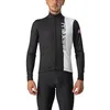 Image de CASTELLI Sweat-shirt Traguardo en jersey Fz pour homme, Noir clair/blanc, S