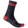 Image de Chaussettes Castelli Alpha 18 Bleu, Taille L/XL