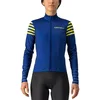 Image de CASTELLI Autunno Ls Jersey Sweatshirt Femme, Blue/Brilliant Yellow Assocution, M