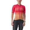 Image de Maillot Castelli Climber's 2.0 Hibiscus Orange Clair Femme, Taille XS.