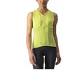 Image de Maillot Castelli Anima 4 sans manches Lime Brillant Vert Absinthe Femme, Taille XS.