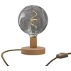 Image de creative cables Lampe de table en bois Posaluce Bumped - Neutre - RN26, interrupteur