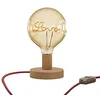 Image de creative cables Lampe de Table Posaluce Love en Bois - Neutre, Interrupteur