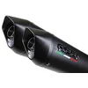 Image de GPR EXHAUST SYSTEM EB H.65.FUNE Double Pot d'échappement homologué FURORE NERO Compatible avec Honda VFR 800 V-TEC 2002/13