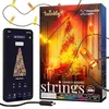 Image de Twinkly Strings USB-C Candle 200 LED, Guirlande LED en Forme de Bougie, Fil Lumineux LED Multicolore RGB, Compatible avec Alexa, Google Home, Guirlande Noël, Alimentation USB C, Fil Vert, 12m