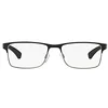 Image de Emporio Armani EA1052 C53, Noir (Black Rubber/Matte Gunmetal), 53