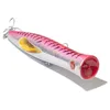 Image de Seaspin Toto 131 - Leurre Artificiel pour Pêche à Spinning, Popper Flottant 131 mm 36 g - Trou Hydrodynamique Passant, Armure Passante - Pour Serra Lecce Ricciole Barracuda (PINK MACKEREL)
