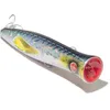 Image de Seaspin Toto 131 - Leurre Artificiel pour Pêche à Spinning, Popper Flottant 131 mm 36 g - Trou Hydrodynamique Passant, Armure Passante - Pour Serra Lecce Ricciole Barracuda (ITA MACKEREL)