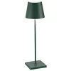 Image de Zafferano, Poldina Pro, Lampe de Table Rechargeable et Sans Fil avec Contrôle Tactile, Utilisable également comme Lampe d'Extérieur, Dimmer 2200-3000 K, Hauteur 38 cm, Couleur Vert Foncé
