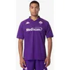 Image de Kappa   Maillot de course Kombat 2025 ACF Fiorentina pour homme en tissu technique recyclé avec col polo, détails en transfert et technologie Hydro-Way, Regular Fit
