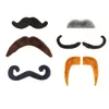 Image de Legami - Lot de 6 fausses autocollantes, Hot Mou Stache, 10 x 6,3 cm, caches postiques faciles à appliquer et à décoller, adhésif 3M monouse, en polyester et coton, FMU0001