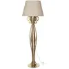 Image de Arti & Mestieri Circeo - Lampe de Terre de Design, Lampe sur Pied 100 % Made in Italy - en fer 60 x 180 - Or et Sable