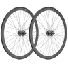 Image de Paire de roues Gipiemme A40 FIXED V-BRAKE Noir/noir de course, chrono 28 Pouces Alliage D'aluminium Roues Vélo Cercle Vélo