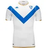 Image de Kappa Kombat Away Brescia 23-24, T-shirt Deuxième Équipement, Blanc/Bleu, M, Homme