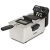Image de G3 Ferrari G10203 Pâte friteuse, 2000 W, 3 litres, récipient émaillé, panier inox, température réglable 130° - 190°C Filtre anti-odeur, couvercle avec fenêtre, facile à nettoyer, gris