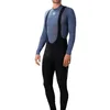 Image de Alé Cycling Pantalon d'hiver solide à bretelles pour homme, noir/noir, XXL