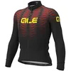 Image de Ale Maillot Cyclisme Thorn Homme, Black-Rouge, S