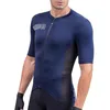Image de Alé Cycling Homme Uni Jersey à manches courtes, bleu marine, XXL