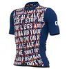 Image de Alé Cycling Ride Maillot à manches courtes pour homme Bleu/orange Taille XL 2022