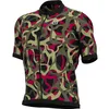 Image de Alé Cycling Woodland 2022 Maillot de cyclisme à manches courtes pour homme Olive/rose, Olive/Rose, M