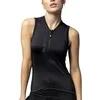 Image de Alé Cycling Maillot sans manches Pragma Colour Block pour femme, noir, S, Noir, S