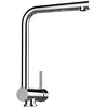 Image de Mélangeur évier robinet cuisine rabattable 6cm bec pivotant // robinet sous fenêtre // Chromé