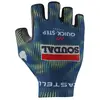 Image de Gants Castelli Competizione 2 Bleu Lime Électrique Soudal Quick-Step, Taille XL