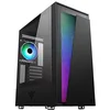 Image de Boîtier Moyen Tour ATX Vertibra V210 RGB avec Panneau Vitré, Noir