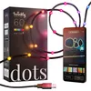 Image de Twinkly Dots 3m, bande LED multicolore, bande LED RGB flexible, compatible avec Alexa et Google Home, lumières de jeu, 16 M+ de couleurs, alimentation USB, contrôle d'application, fil noir, 60 LED