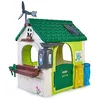 Image de FEBER Maison Eco House,Maison de jardin éducative avec jeux écologiques, jardin urbain, poubelles, moulin, enfants et filles amoureux de la nature, +2 ans, célèbre (FEH16000), version actuelle