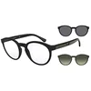 Image de Emporio Armani Lunettes de Vue EA 4152 Black/Clear Black/Grey Clip-On 52/21/145 homme, Black/Clear Black/Grey Clip-on, 52/21/145 Composition :