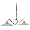 Image de Bilancere 2 lumières en céramique Couleur noir fumé argent Diam.31 cm C898 Ravenna
